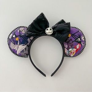 Disney Jack Skellington Sally Nightmare Before Christmas Custom Mickey E…